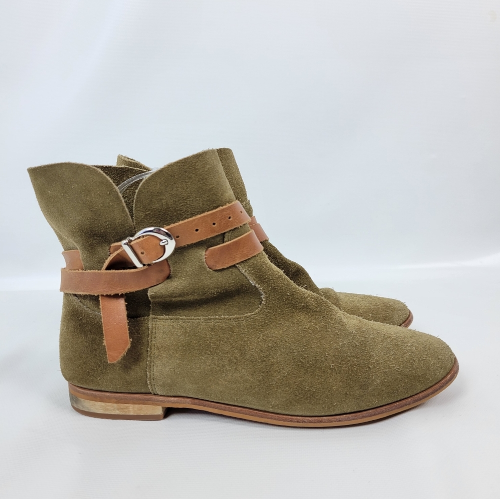 Jeffrey Campbell Free People Suede Leather Boots Sz 7